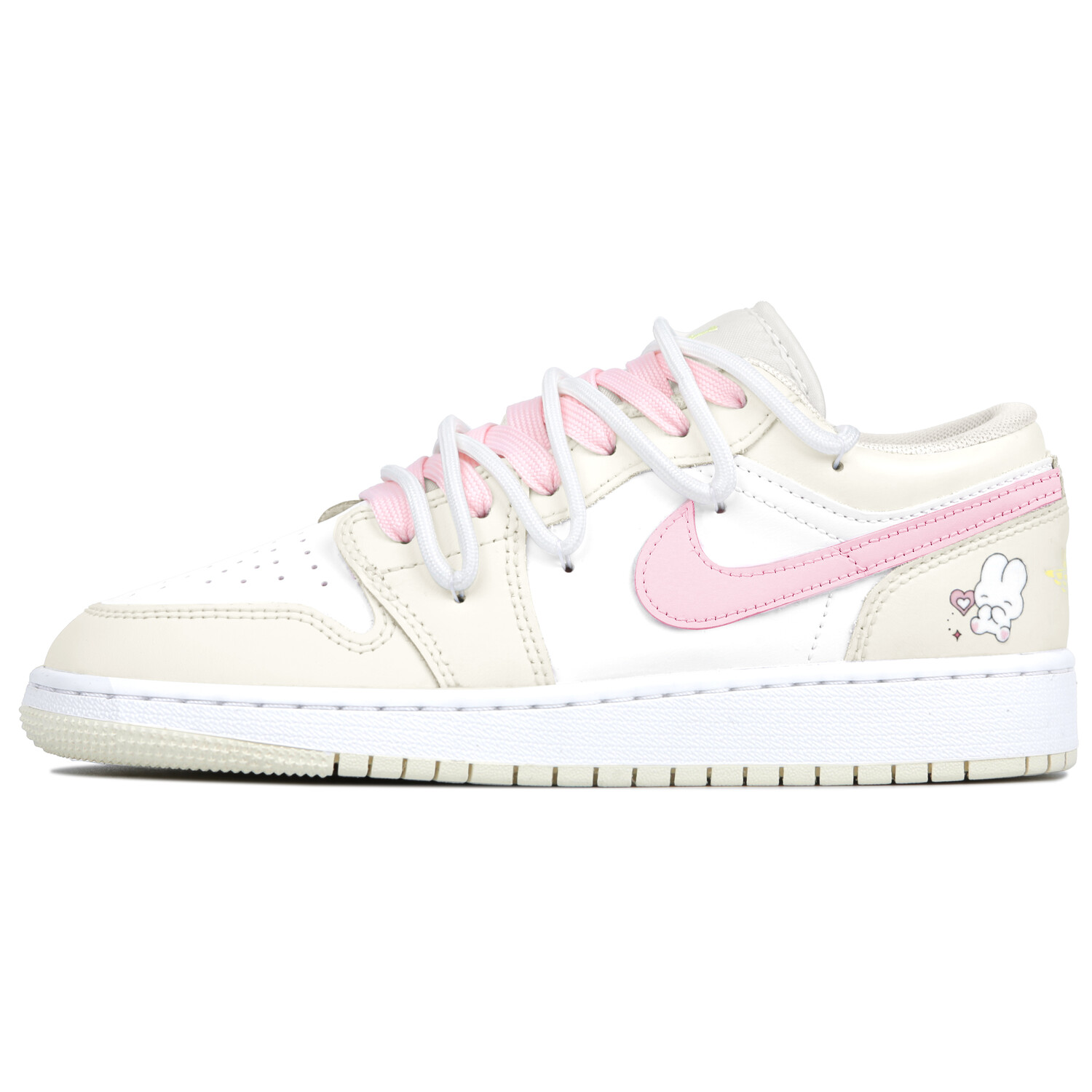 

Кроссовки Air Jordan 1 Kids' Basketball Shoes Grade School, розовый