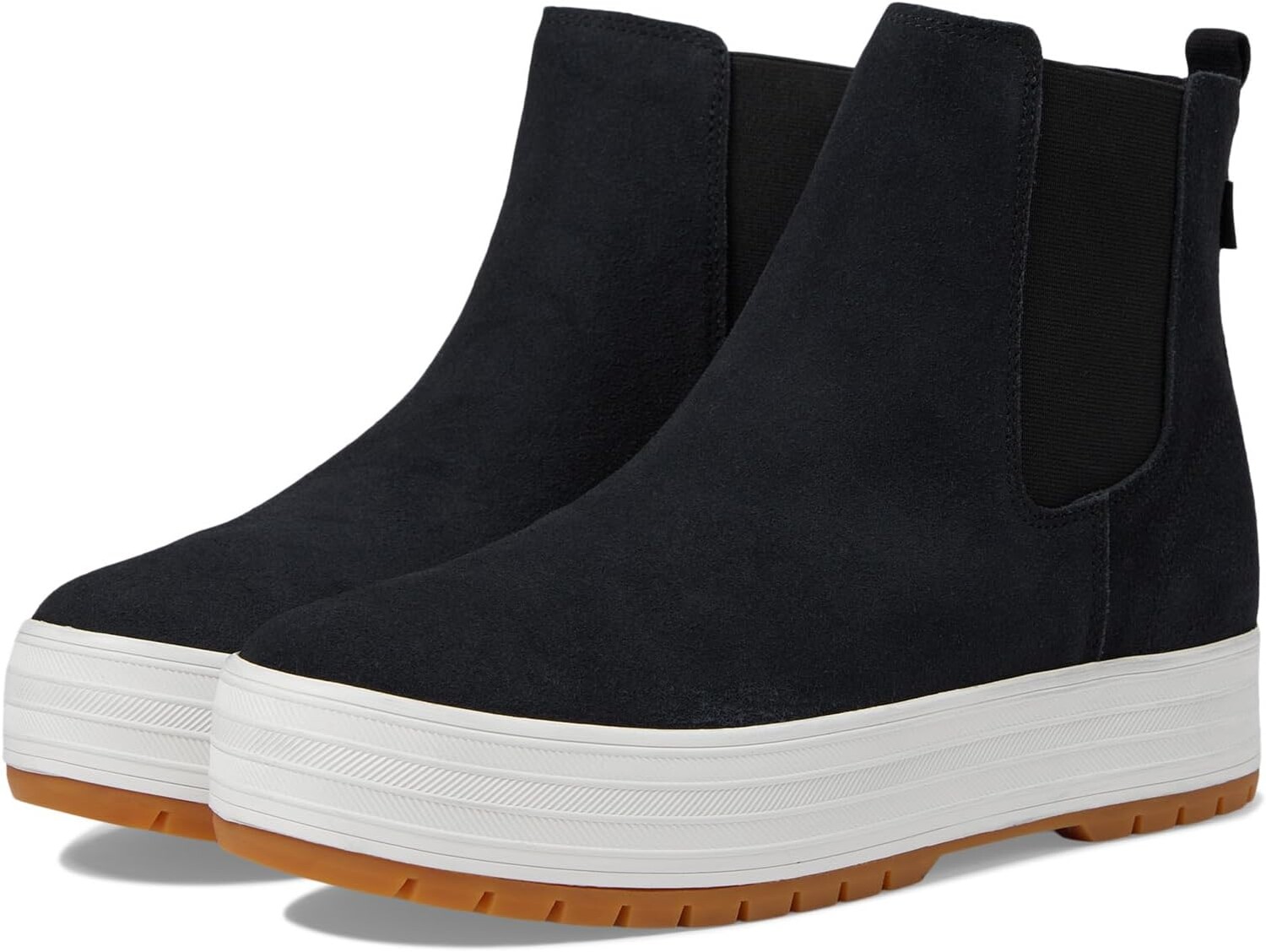 Ботинки Челси The Platform Chelsea Lug Keds, черная замша