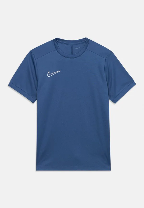 Спортивная футболка унисекс из быстросохнущей ткани Nike Performance, Mystic Navy/White — фото 3
