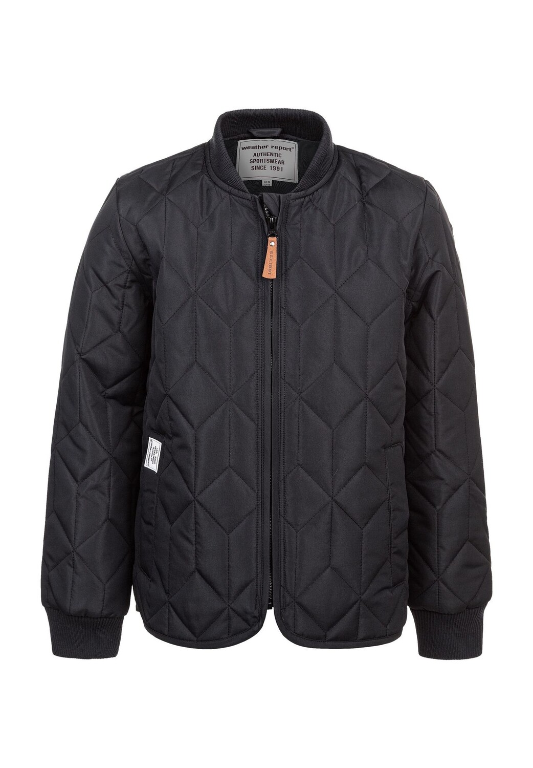 

Стеганая куртка Piper на потайной молнии weather report, цвет Black