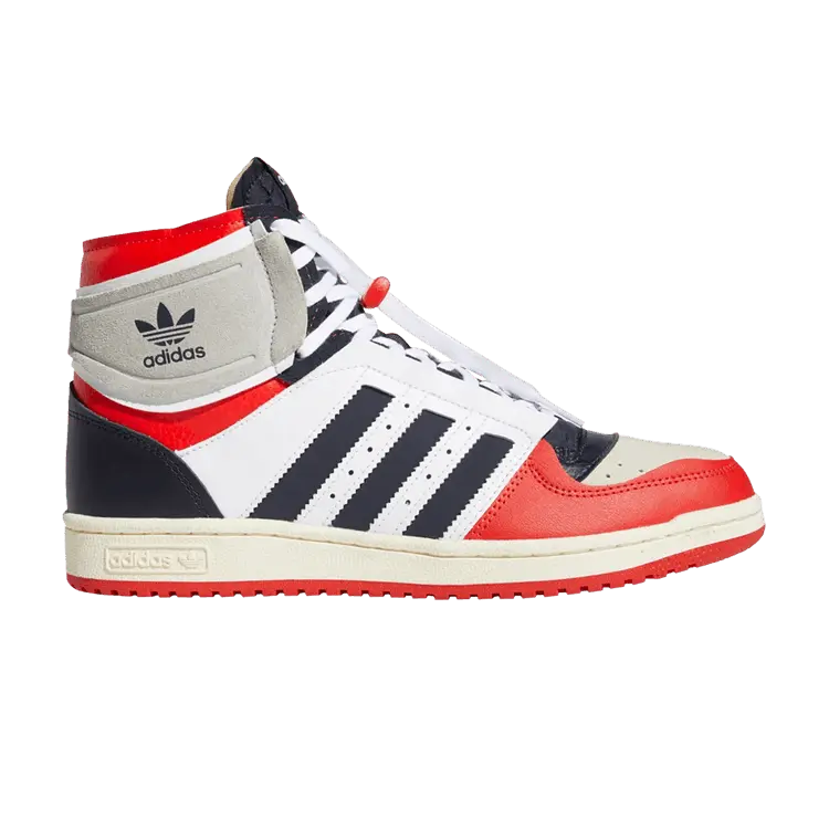 

Кроссовки adidas Top Ten DE 'White Legend Ink Red', белый
