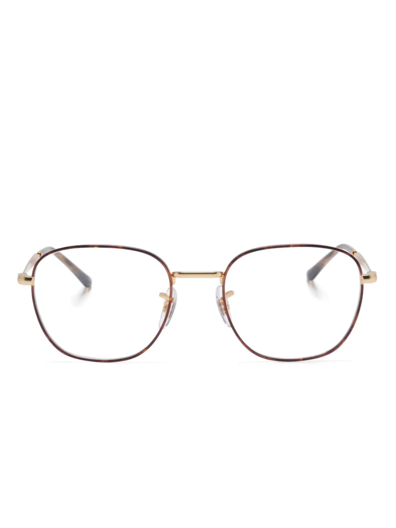 

Очки в квадратной оправе Ray-Ban, коричневый