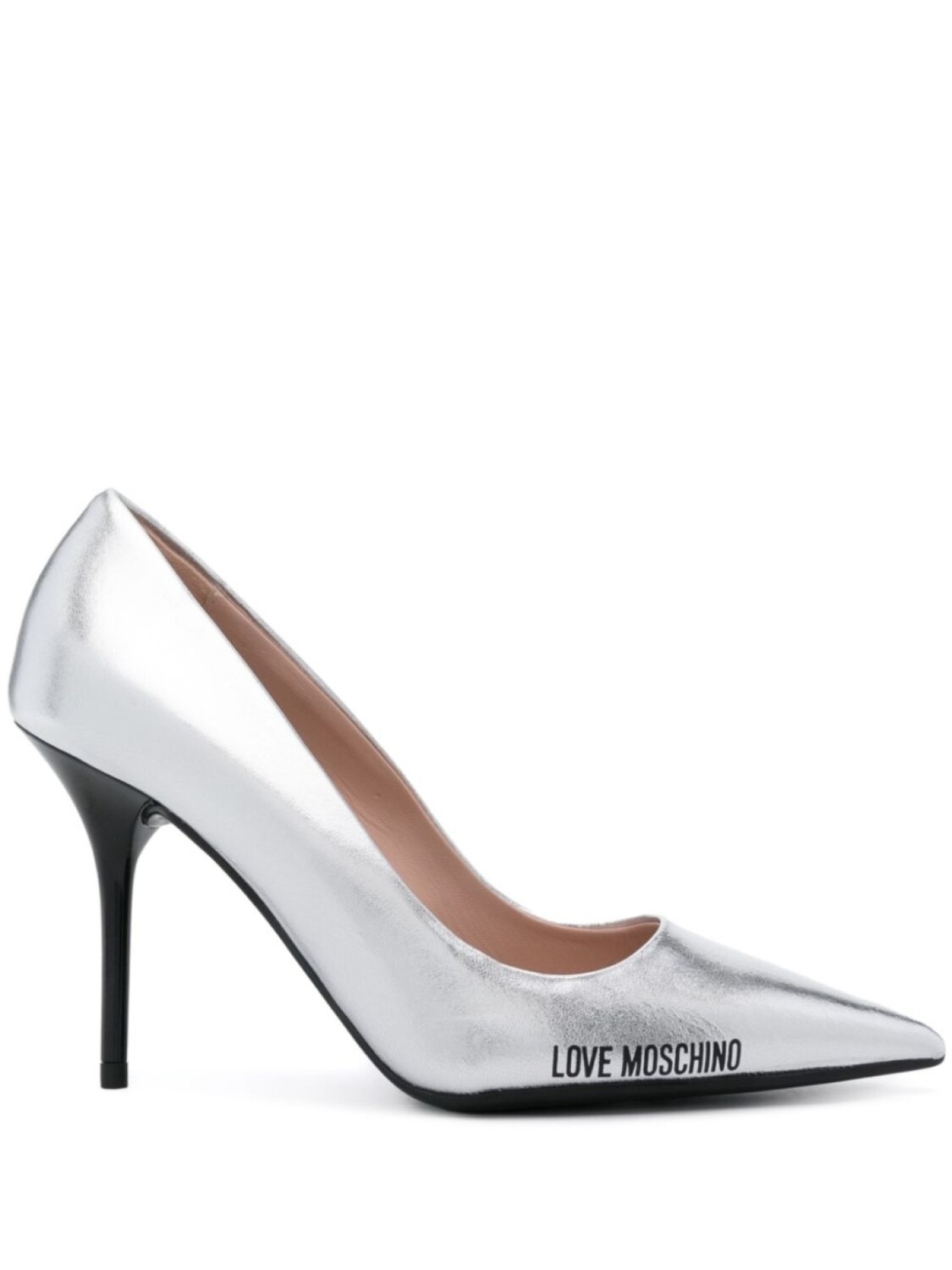 Love Moschino туфли с логотипом, серый