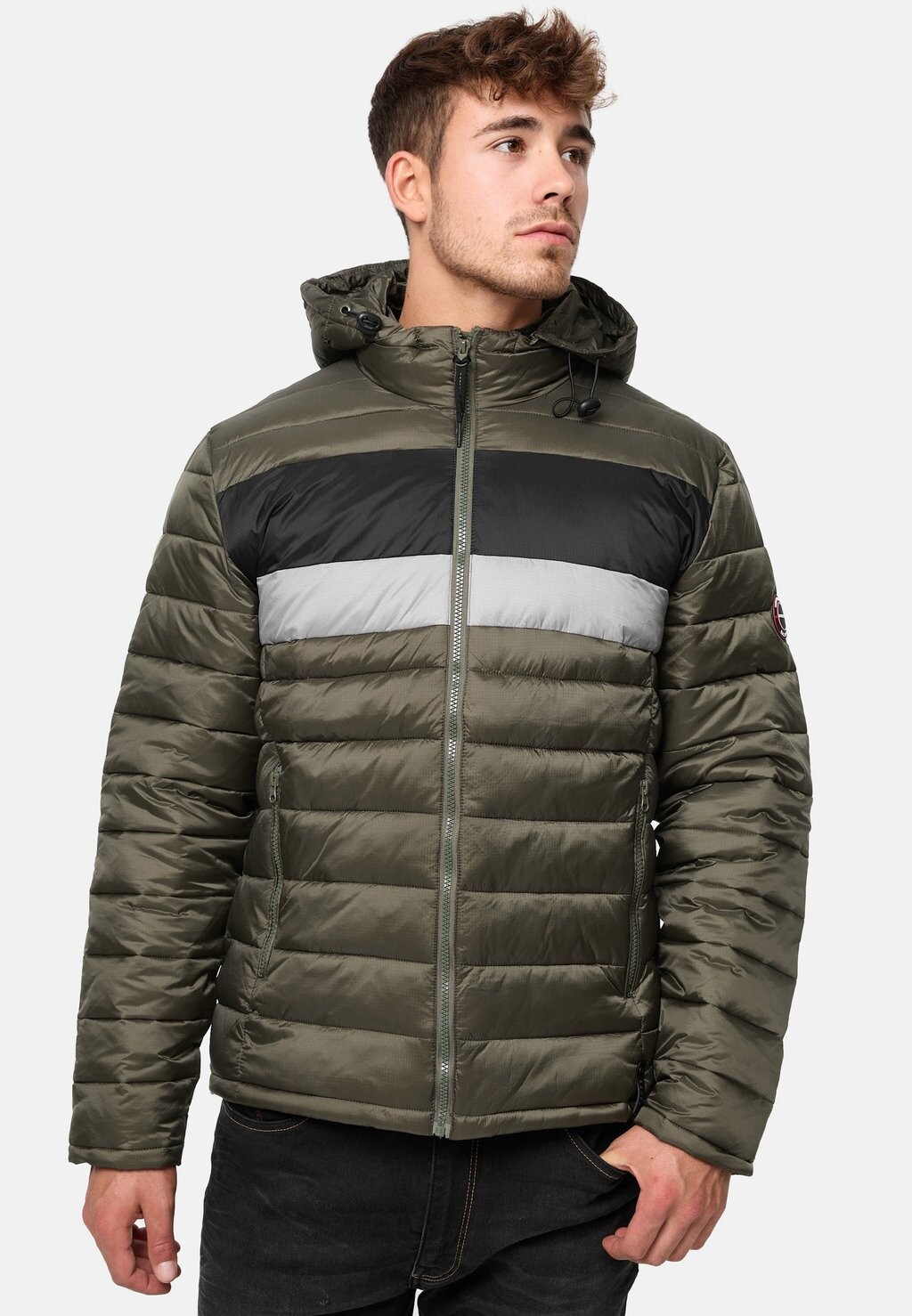 

Куртка зимняя HAMPSHIRE INDICODE JEANS, цвет army mix