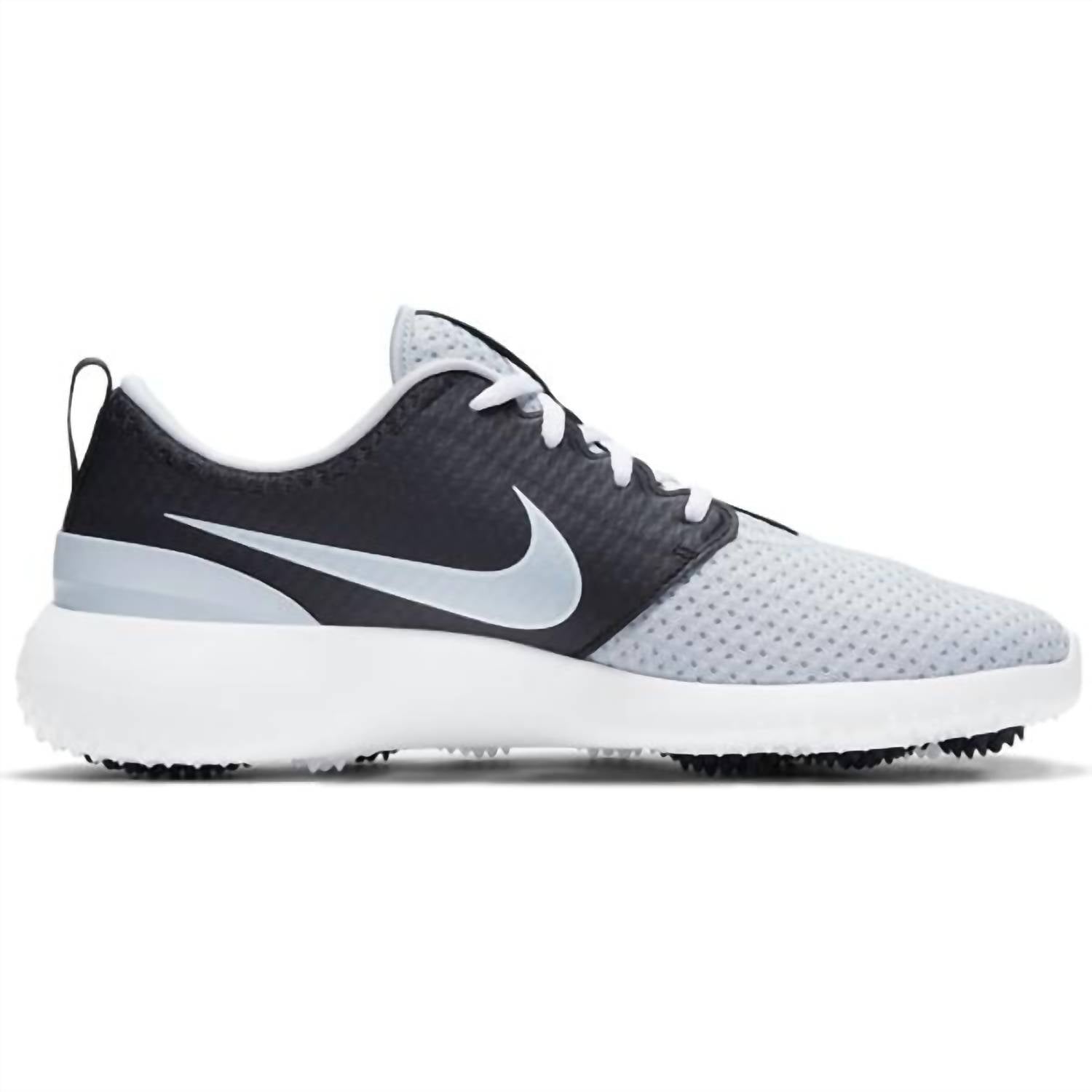 Nike Мужские гольф-туфли Roshe G, черные с синим — фото 2