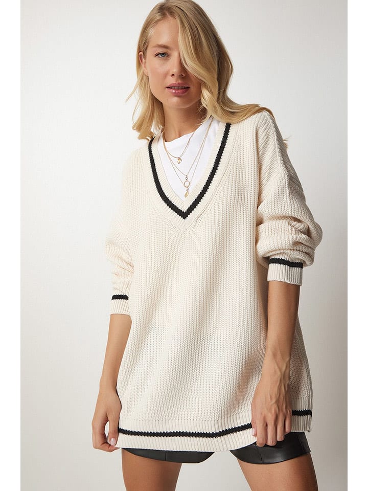 

Пуловер Happiness Istanbul Pullover, кремовый