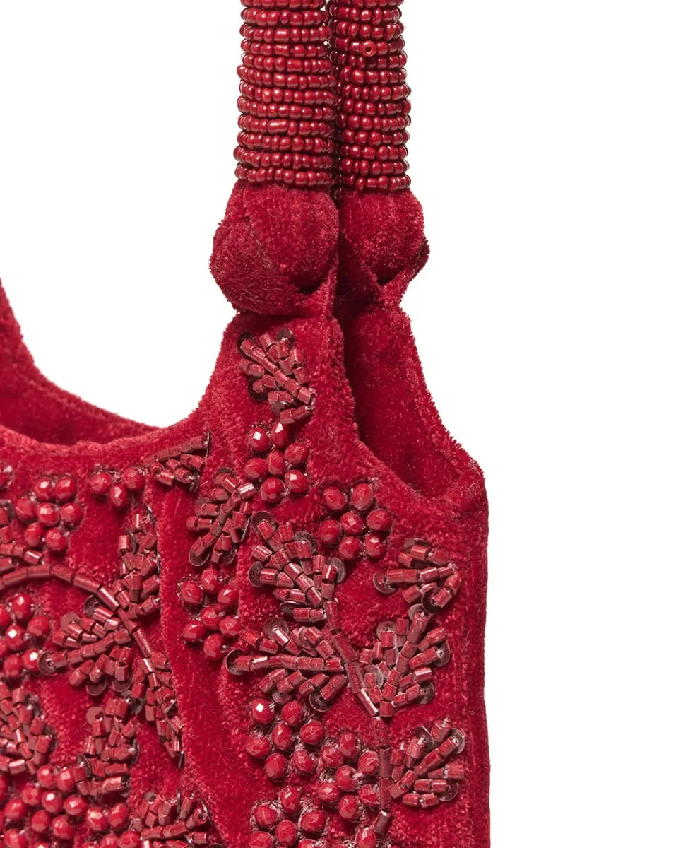 

Сумка с бисером и ручки Sfera, красный