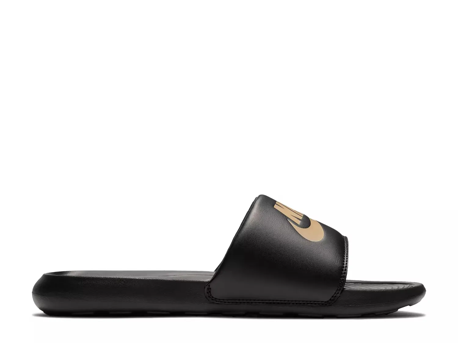 

Сандалии Victori One Slide - мужские Nike, Black/Gold Metallic