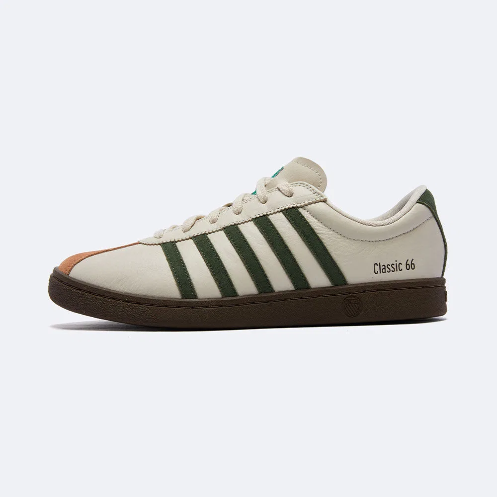 Мужские низкие кеды New Classic 66 оливково-зелёные от K-Swiss