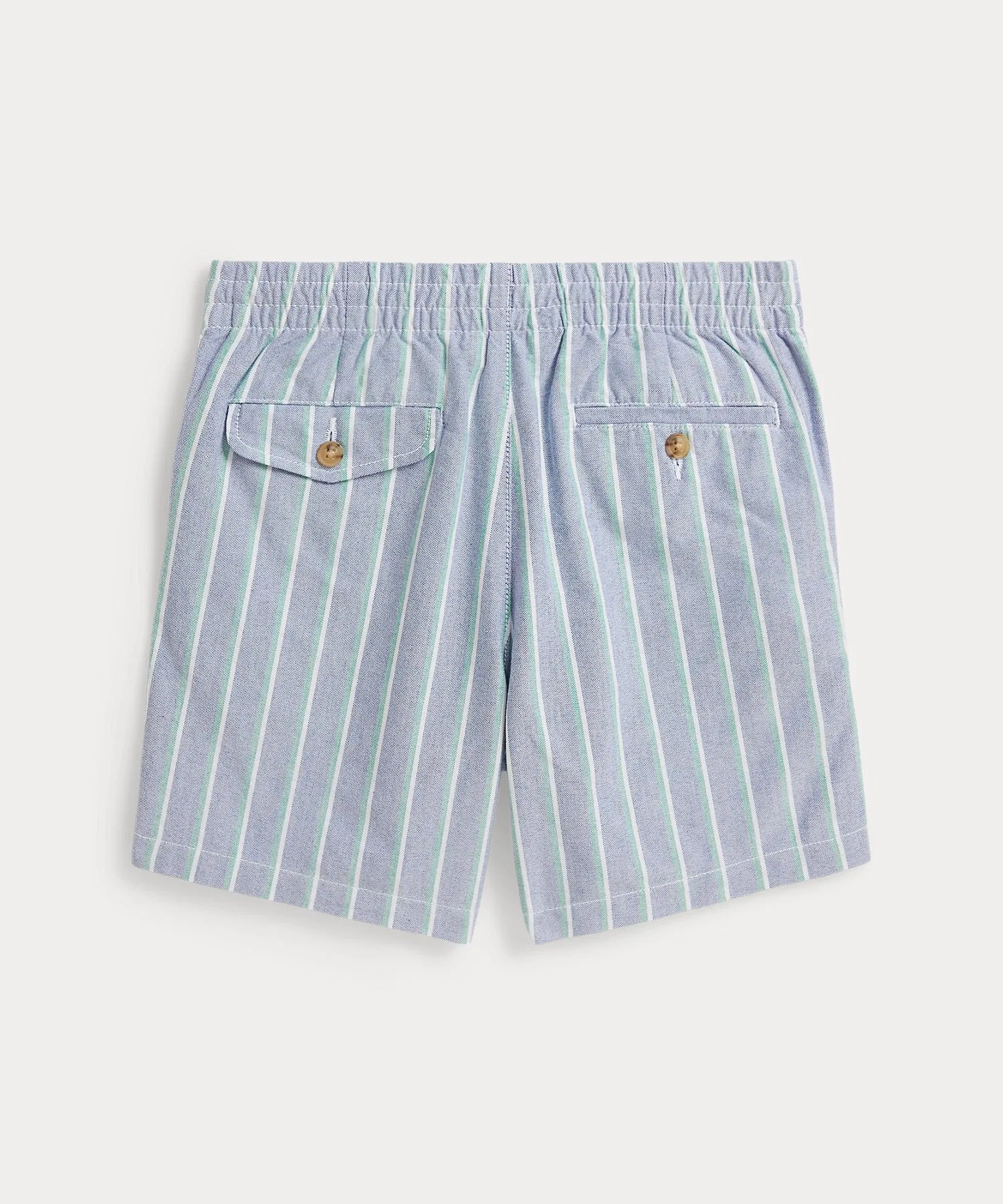 Детские хлопковые шорты в полоску Polo Ralph Lauren синие — фото 2