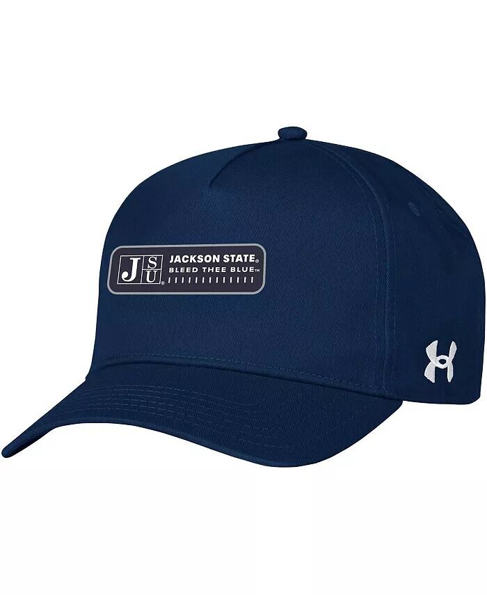 

Мужская темно-синяя регулируемая кепка Jackson State Tigers 2023 Sideline Under Armour, синий