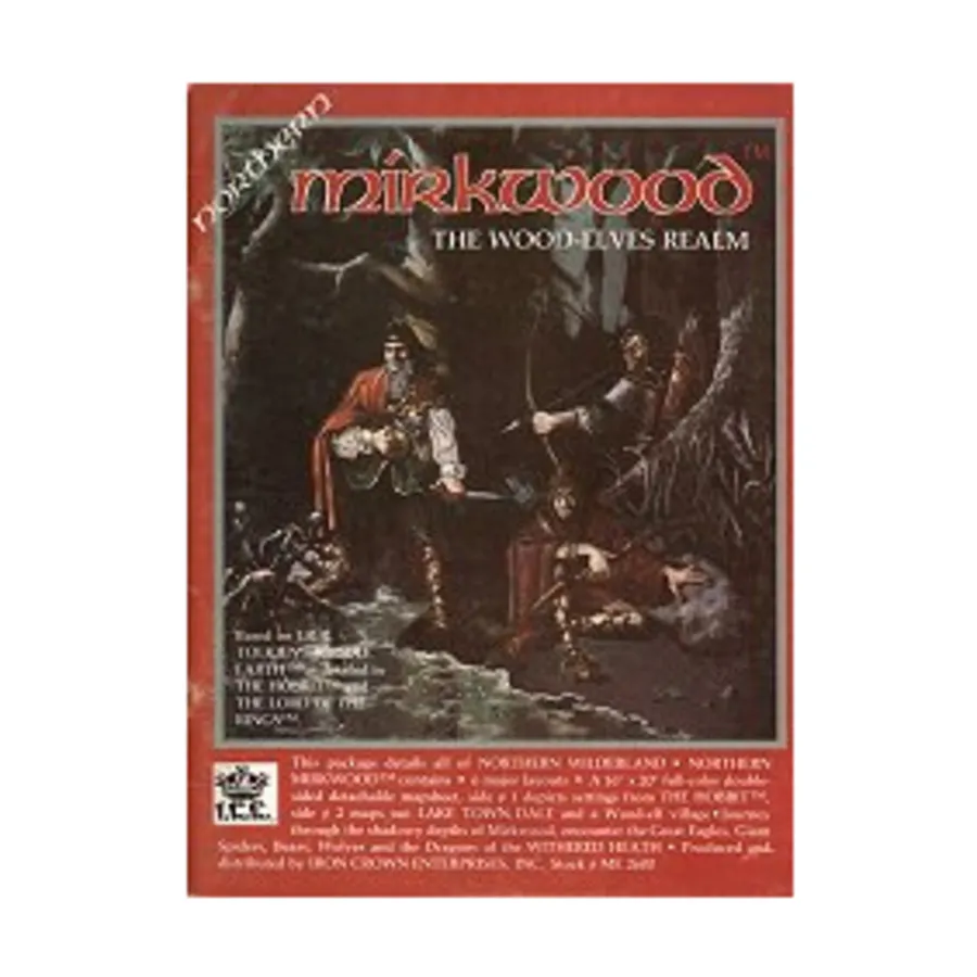 

Northern Mirkwood the Wood-Elves Realm (1st Printing, Red Cover), Middle-Earth Role Playing (MERP) (1st Edition) - Campaign Books, мягкая обложка