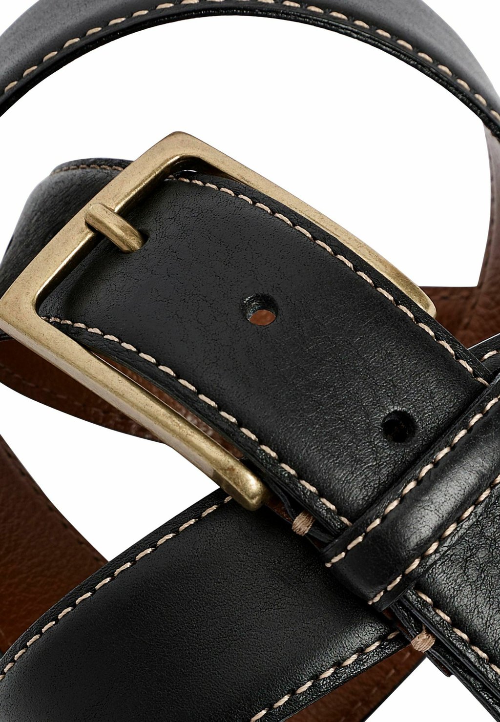 

Ремень SIGNATURE CONTRAST STITCH REGULAR FIT Next, черный