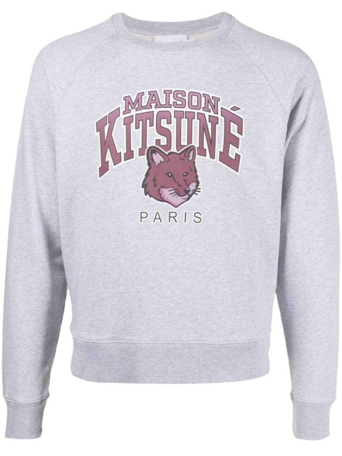 

Maison Kitsuné толстовка с логотипом, серый