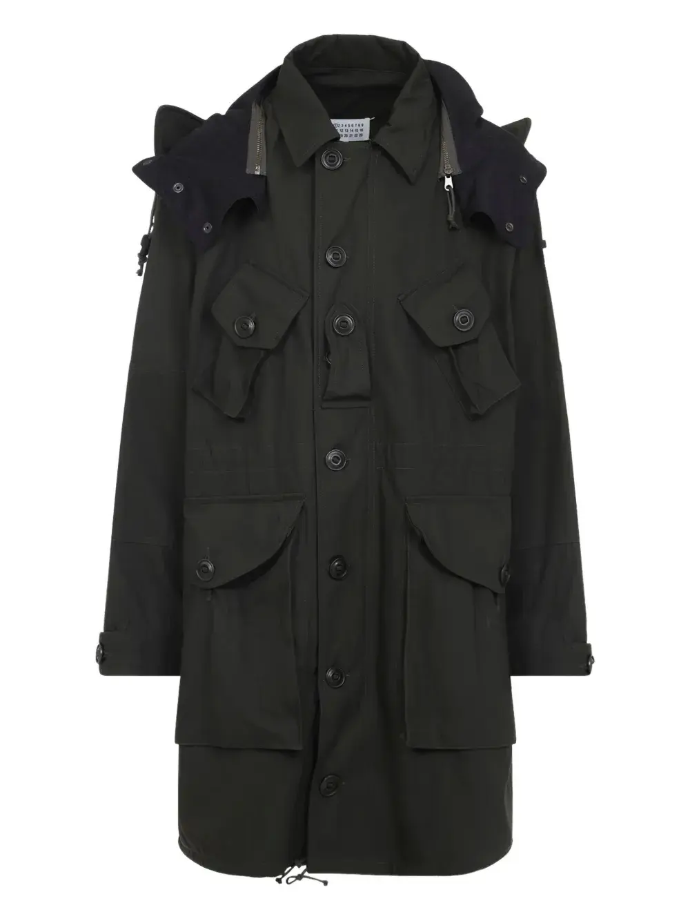 

Куртка с капюшоном Maison Margiela, черный