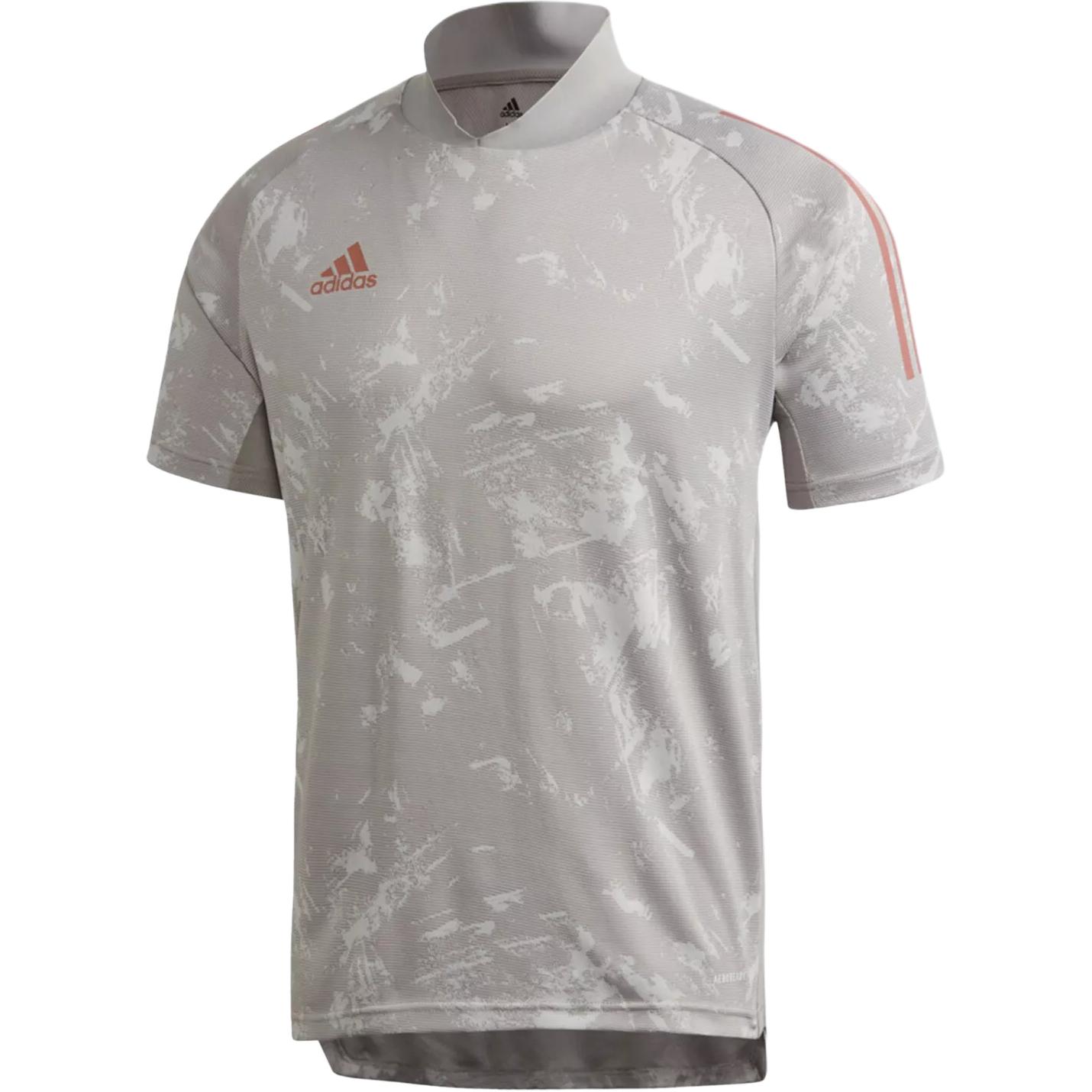 Condivo 20 Ultraining мужская тренировочная футболка Trikot Sport T Shirt Men's Gray Adidas, серый — фото 2