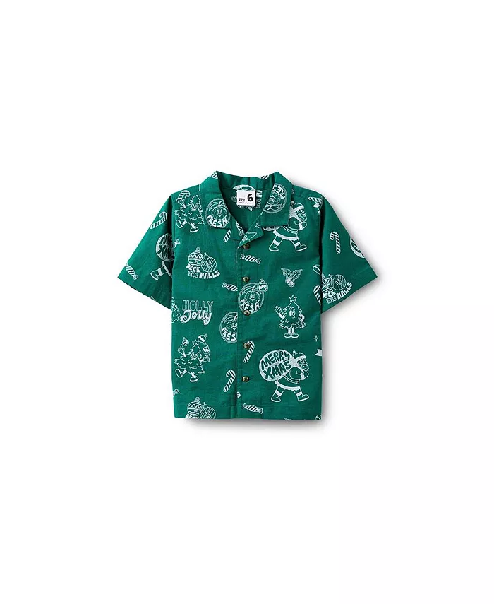 

Футболка с коротким рукавом Big Boys Little/Big Cabana Cotton On, мультиколор