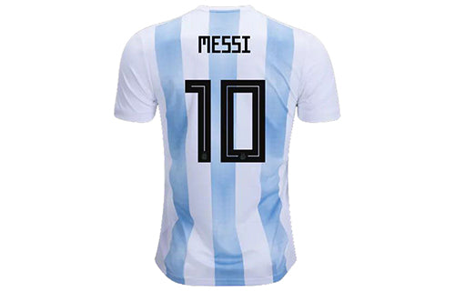 Футболка argentina home jersey 2018 blue white fan edition 'blue white' Adidas, синий — фото 3
