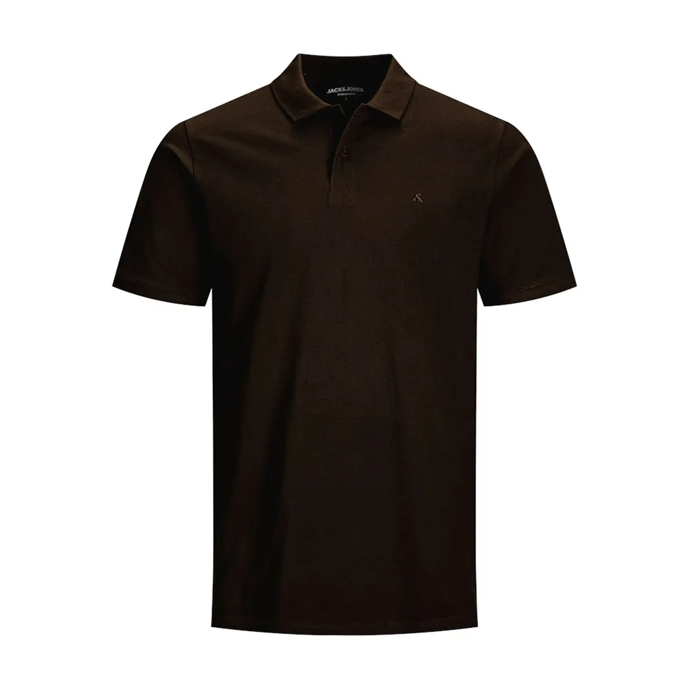 

Поло с коротким рукавом Jack & Jones Ebasic, коричневый