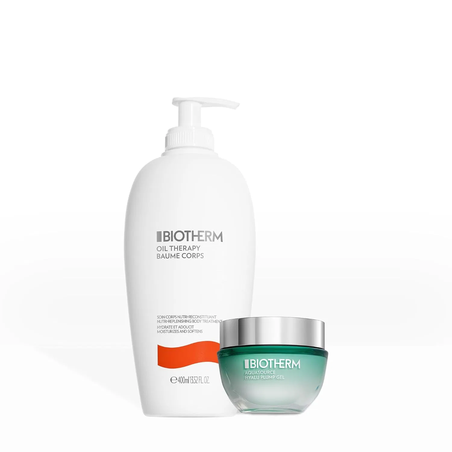 Гель Aquasource PNM 50 мл + лосьон для тела Oil Therapy 400 мл Biotherm