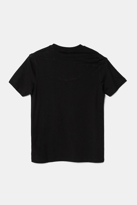 Детская хлопковая футболка ESS 2 COLOR, размер Small, модель №1 Logo Tee Puma, черный — фото 2