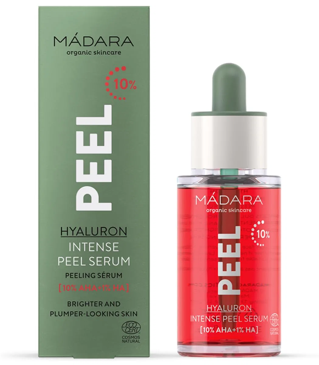 Скраб Mádara — Интенсивный для лица «Hyaluronic Intense Peel» с AHA от Organic Skin Care, 30 мл — фото 2