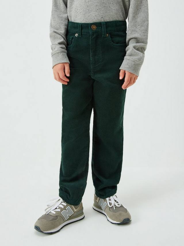 

Детские брюки из вельвета с пятью карманами John Lewis, Green