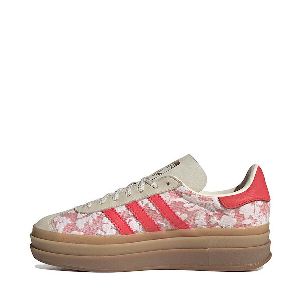 Кроссовки Womens adidas x Liberty London Gazelle Bold Athletic Shoe, цвет Cloud White/Cream White/Better Scarlet