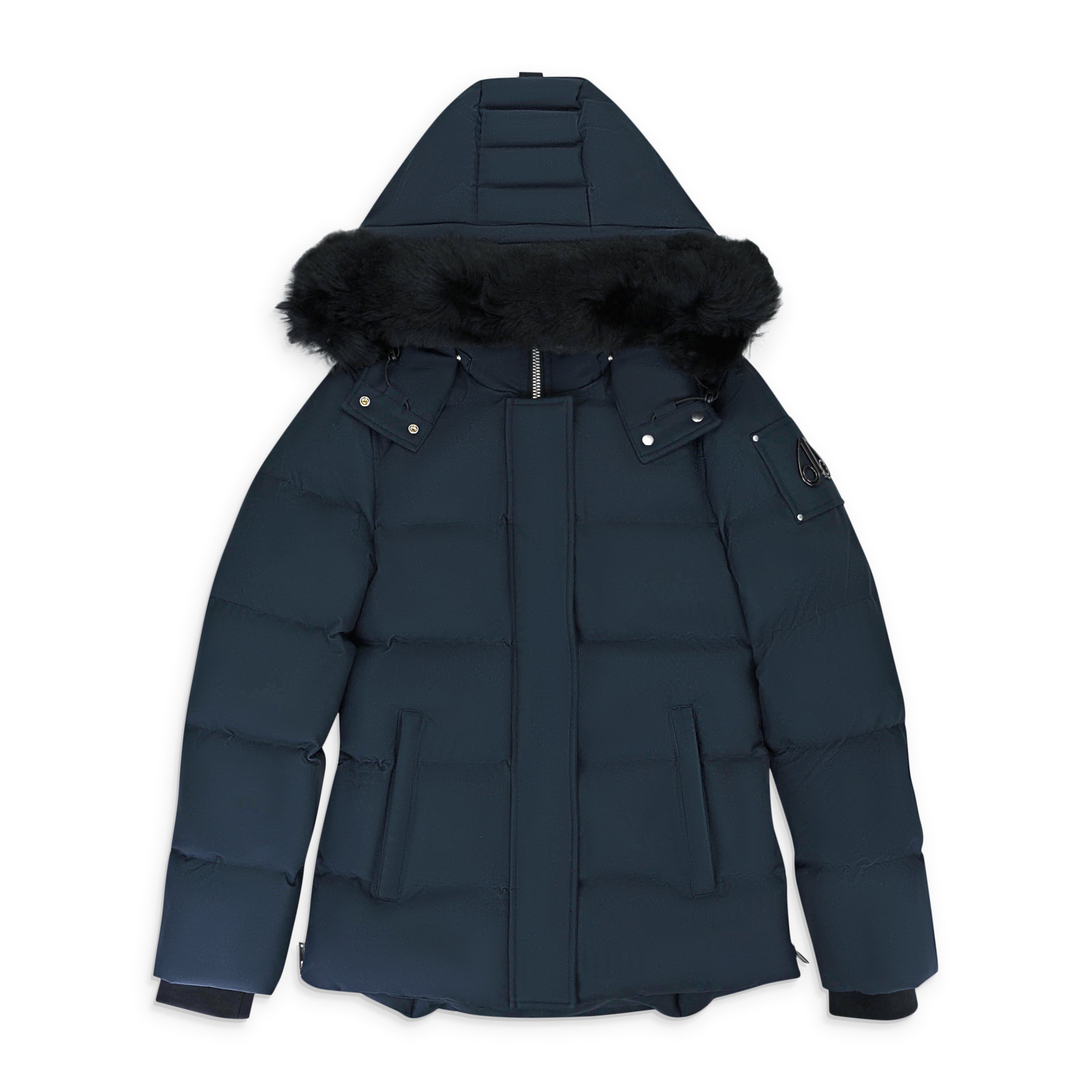 

W CLOUD 3Q SH NAVY W/BLK Утепленная куртка-пуховик Moose Knuckles