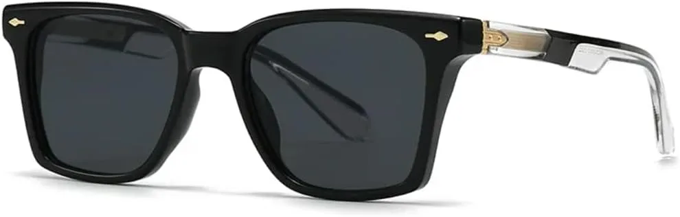 

Винтажные солнцезащитные очки для женщин и мужчин, популярные, роскошные, в стиле панк, с заклепками, градиентные, для активного отдыха TKKTLLT, Black Black