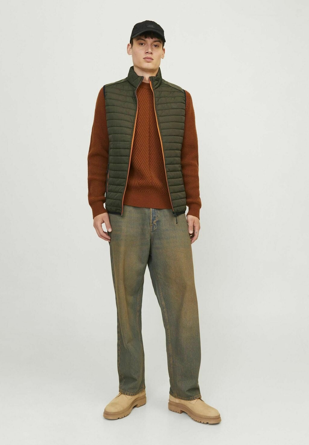 

Жилет COLLAR NOOS Jack & Jones, зеленый