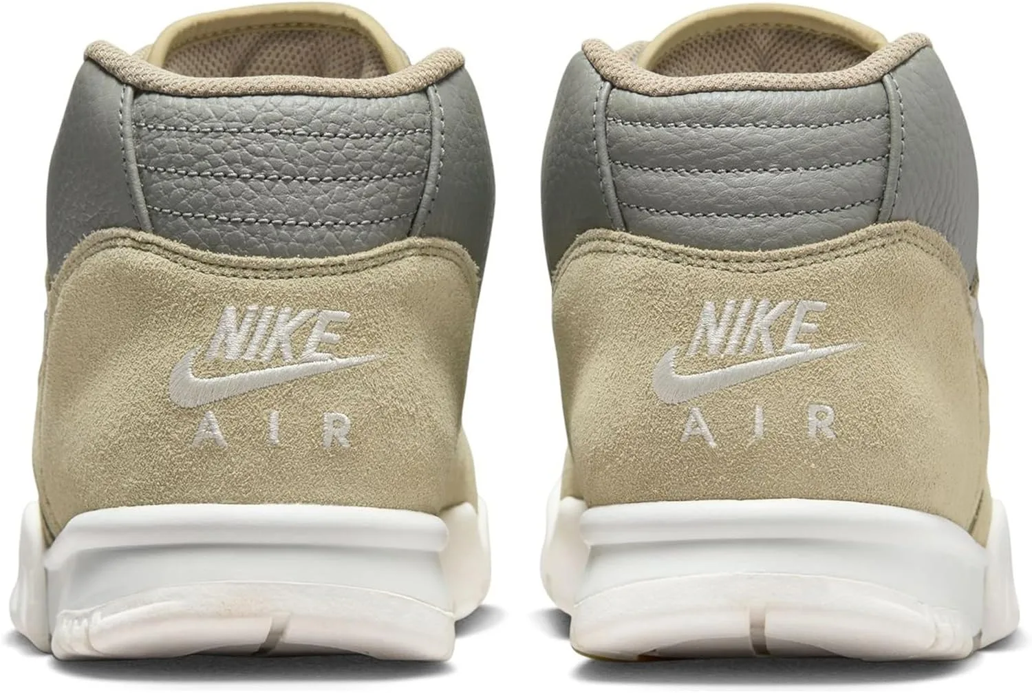 Мужские баскетбольные кроссовки Nike Air Trainer 1, белый/черный-средне-серый — фото 3