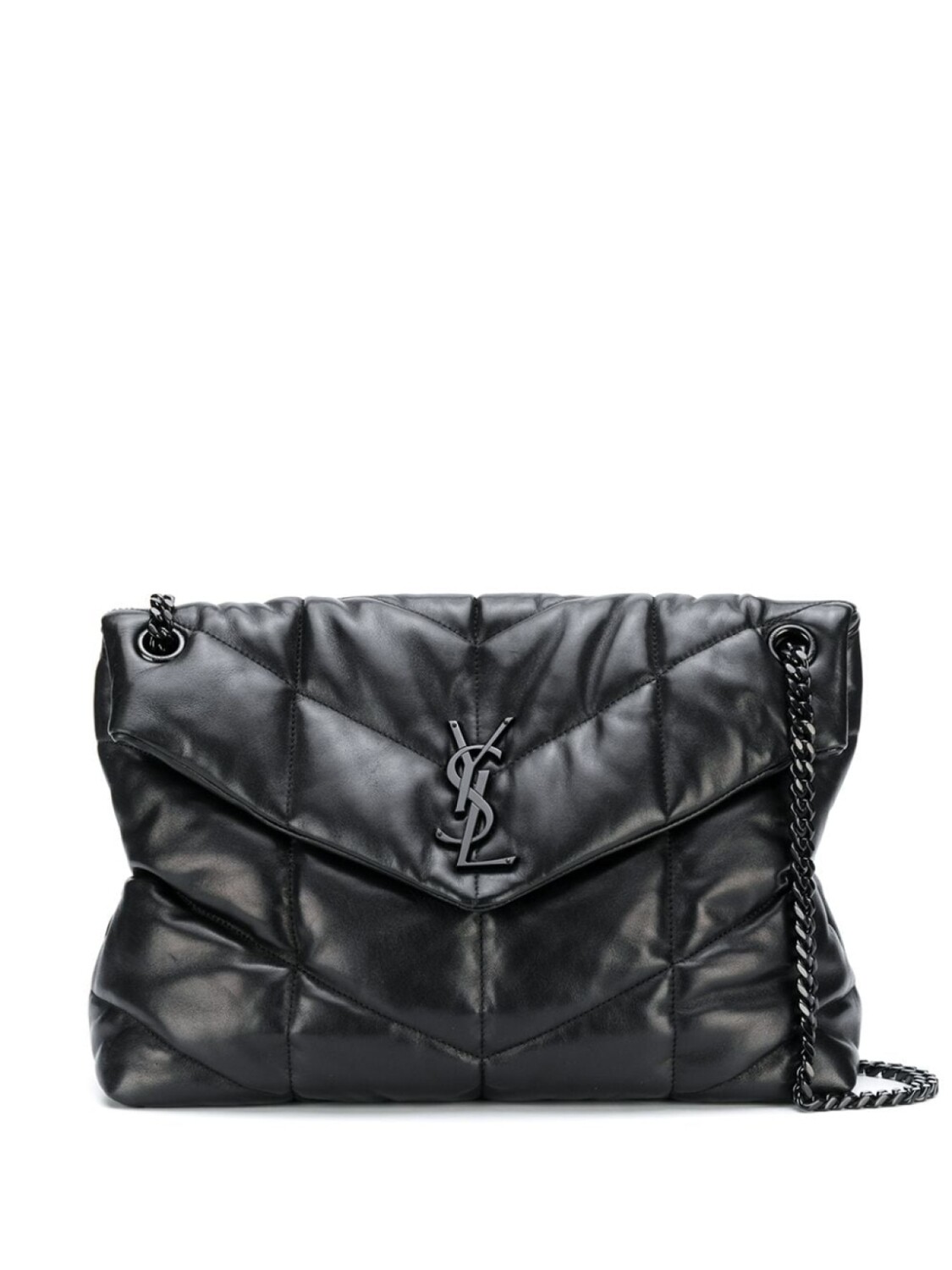 

Сумка на плечо Saint Laurent LouLou среднего размера, черный