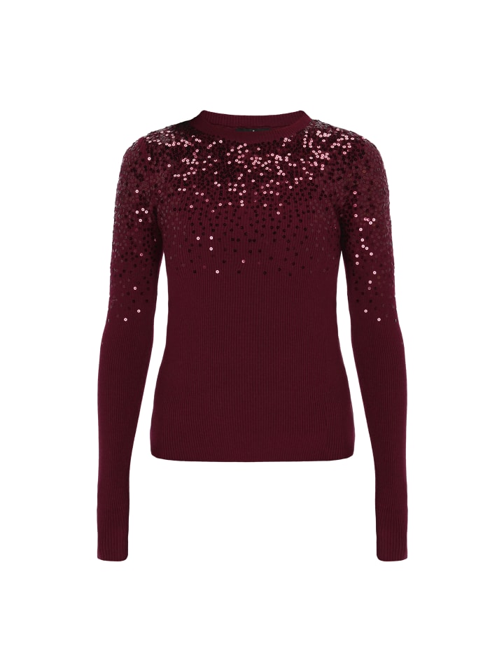 

Usha BLACK LABEL Женский свитер бордового цвета