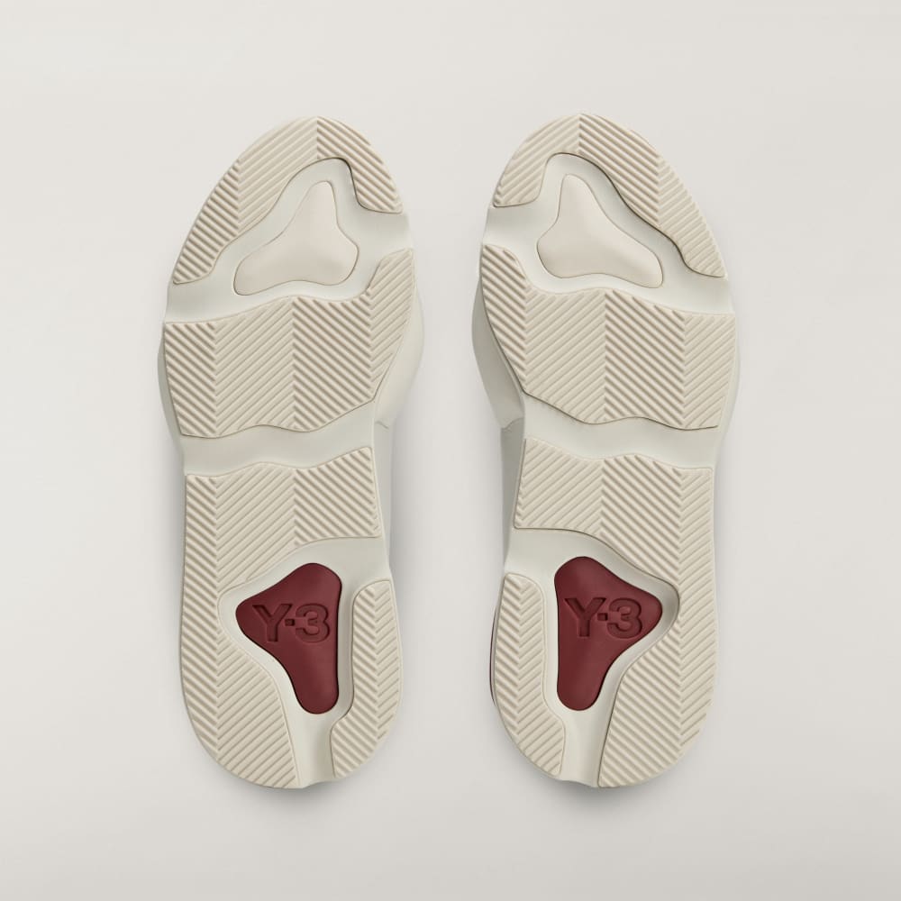 Кроссовки Adidas Y-3 Kaiwa, цвет Beige/Orbit Grey/Collegiate Burgundy — фото 3