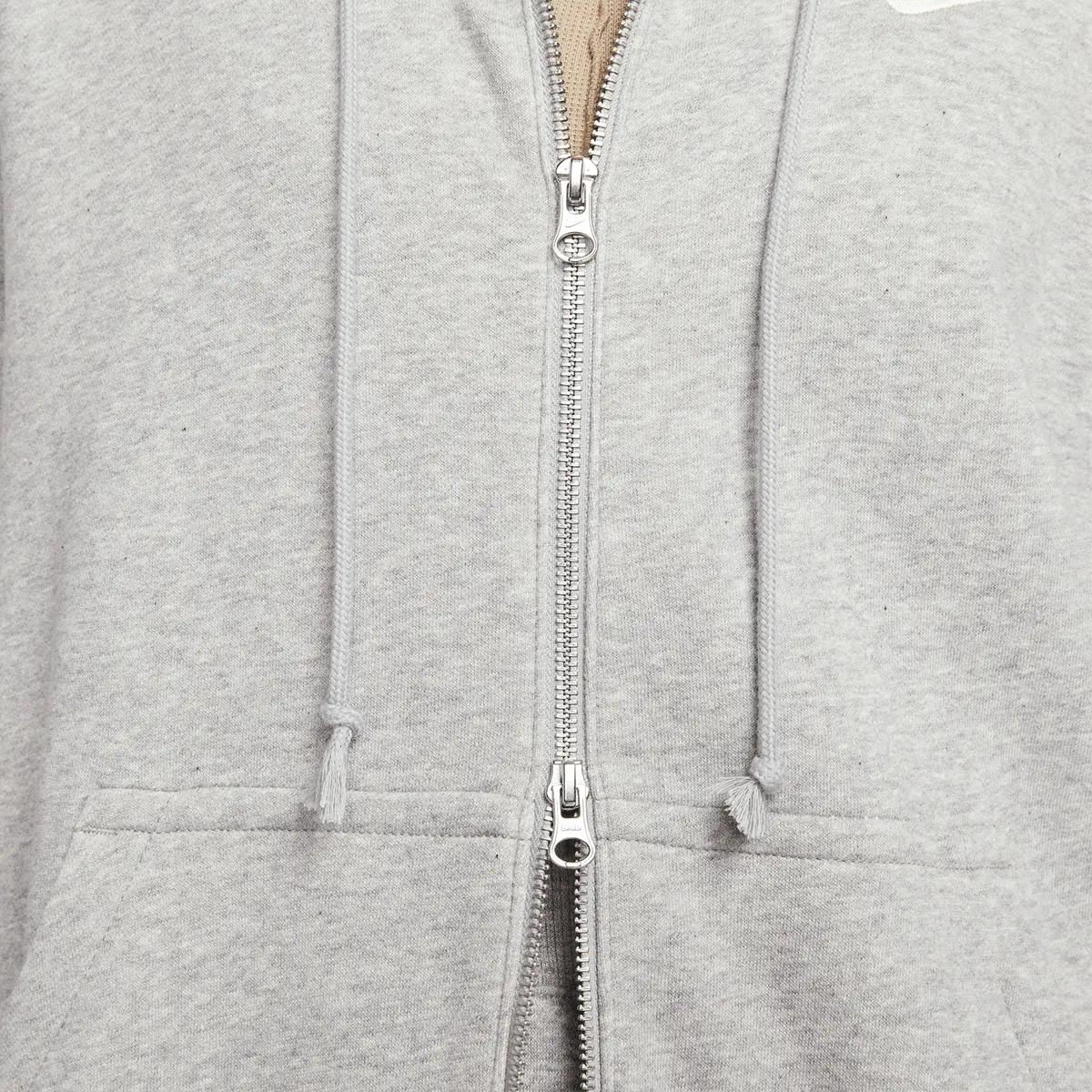 Худи Nike Sportswear Phoenix Fleece Oversized Full-Zip, серый/серый — фото 2