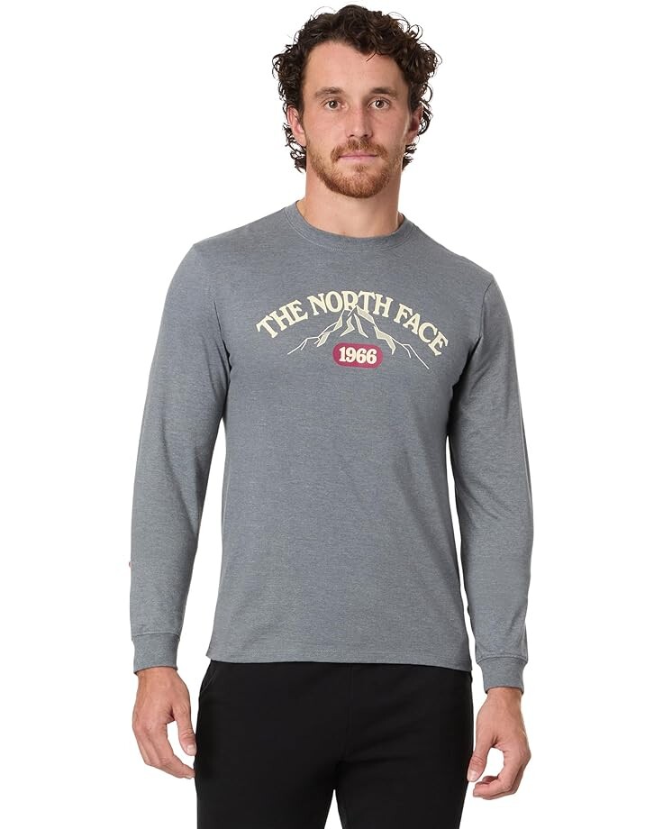 

Футболка The North Face L/S Varsity Tee, цвет TNF Medium Grey Heather