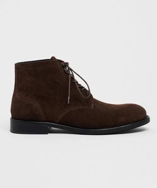 Ботинки UNIFORM Field Boots из замши коричневые