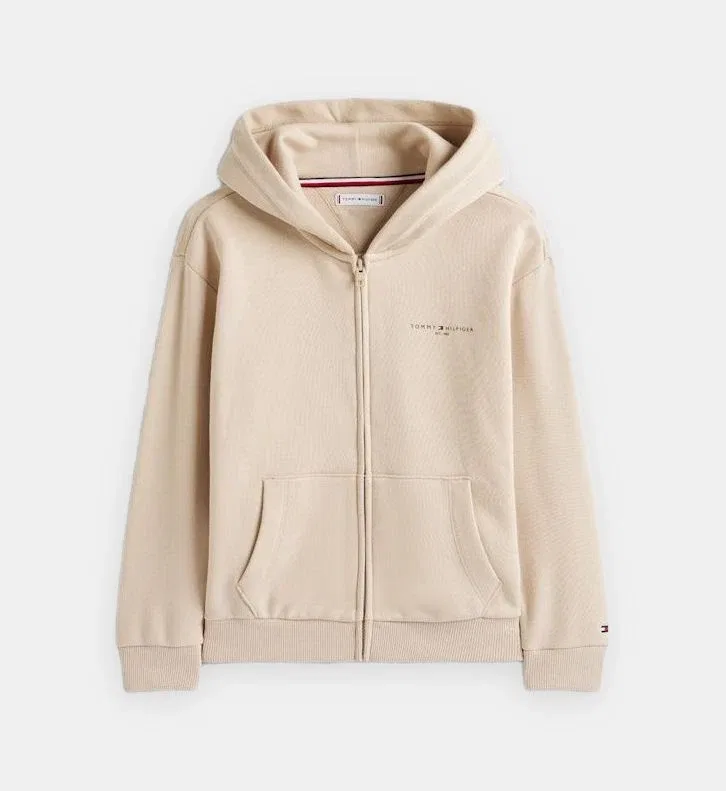Фирменный свитшот из смесового хлопка Tommy Hilfiger, бежевый