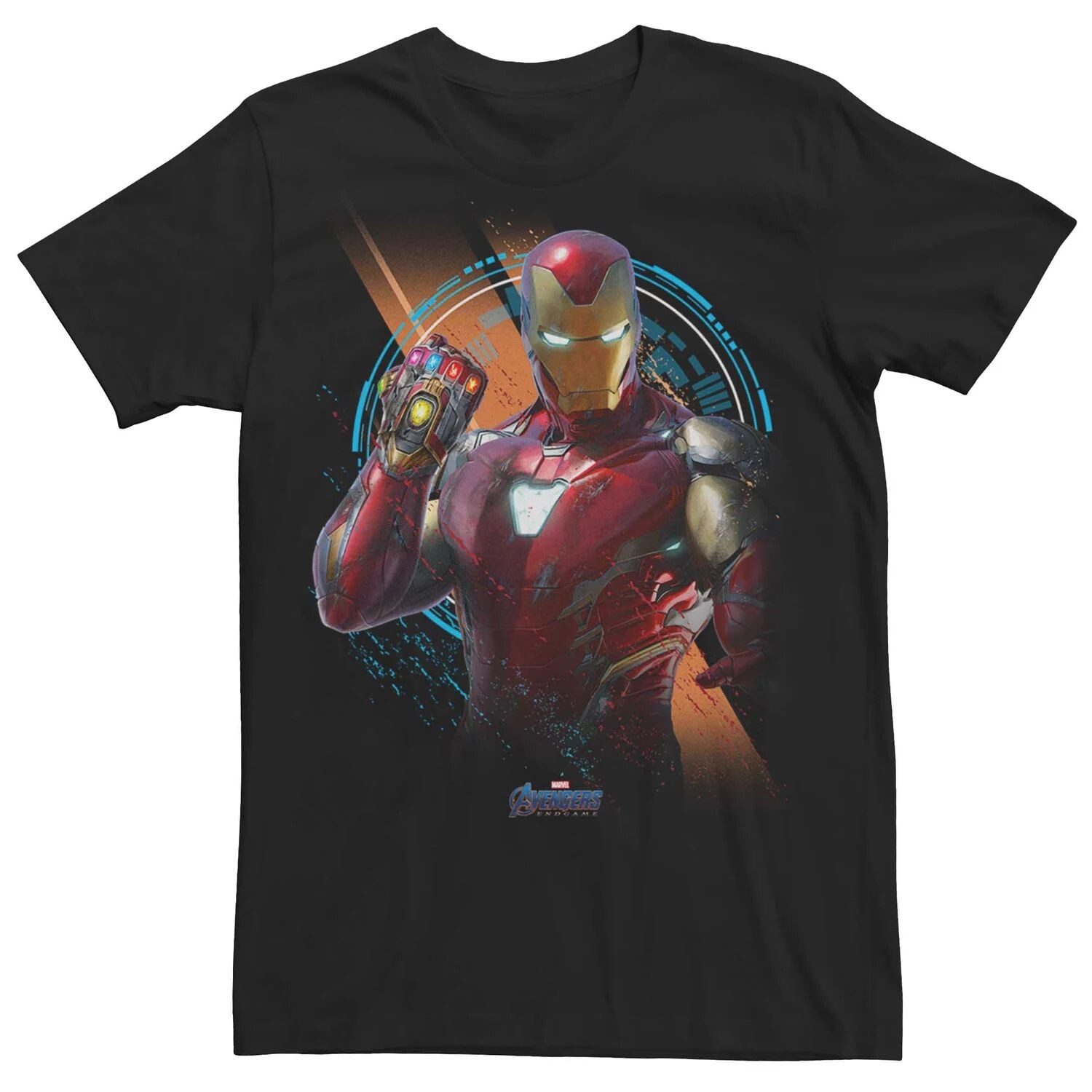 

Мужская футболка Marvel Avengers: Endgame Iron Man Gauntlet Pose Tee Licensed Character