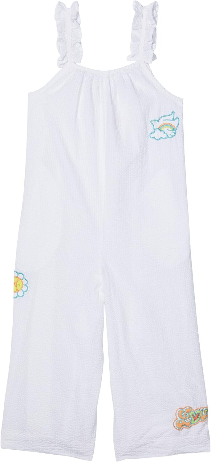 

Комбинезон PEEK Embroidered Patches Calf Length Romper, белый