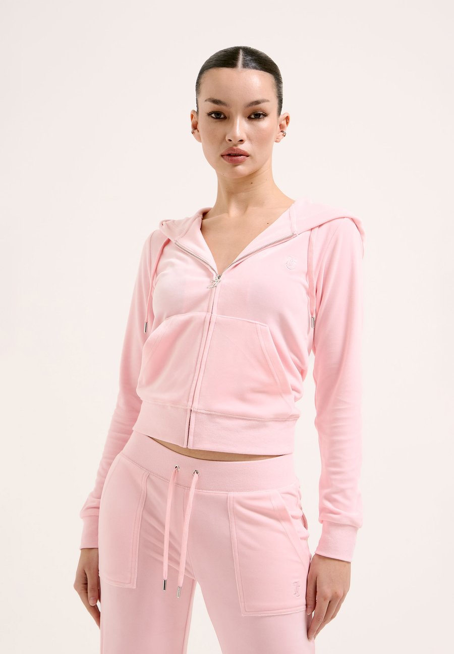 

Толстовка Juicy Couture Zip-up sweatshirt, Almond Blossom/Light Pink