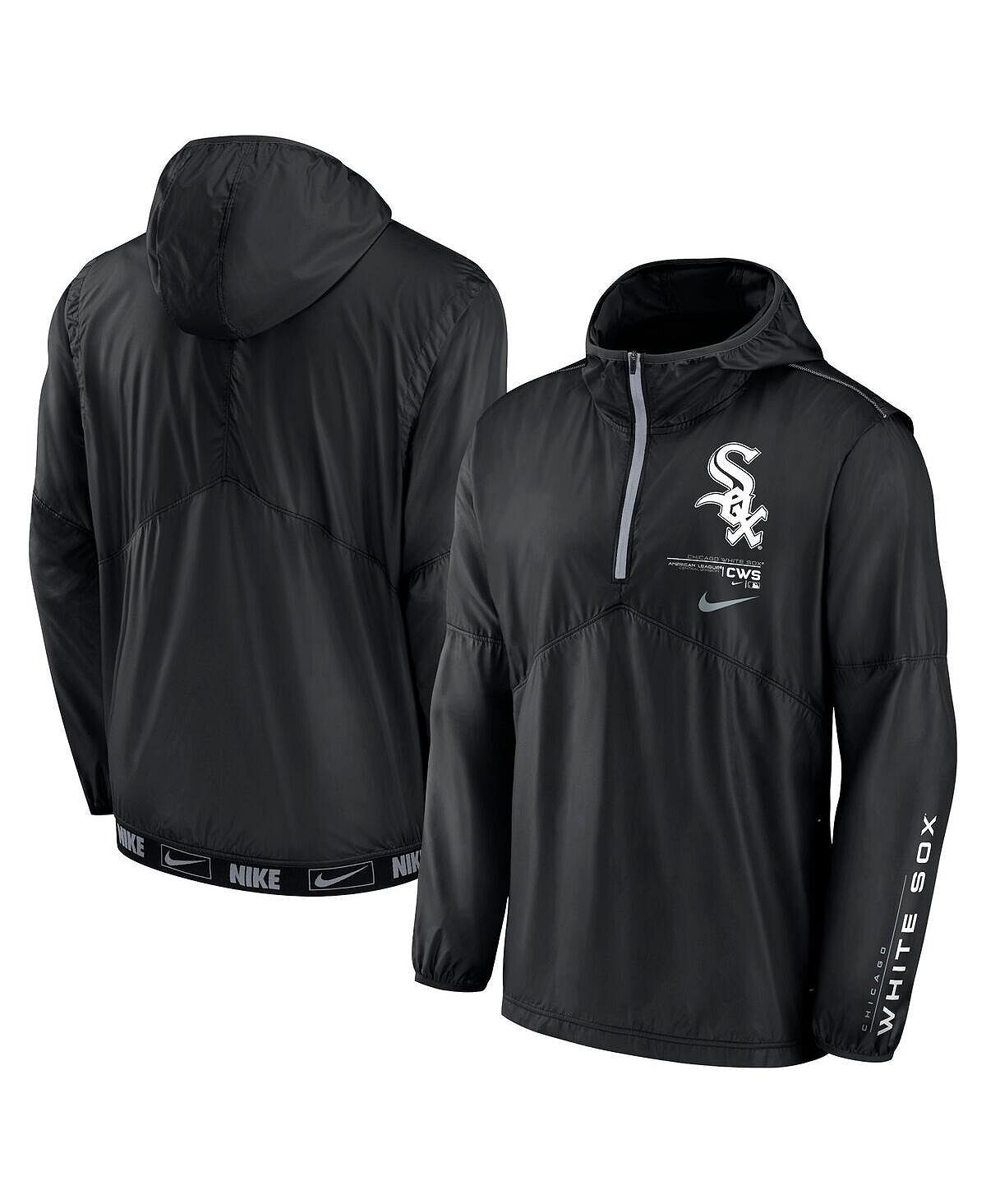 

Мужская черная толстовка с капюшоном на молнии Chicago White Sox Night Game Nike, Черный, Мужская черная толстовка с капюшоном на молнии Chicago White Sox Night Game Nike