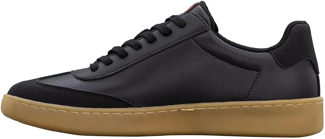 Мужские кроссовки Ben Sherman Glasgow с шнуровкой для повседневной носки - черные, черный — фото 3