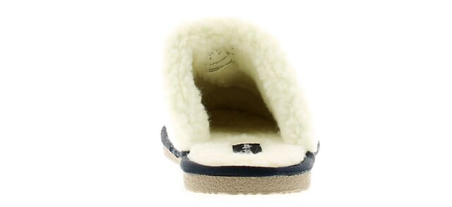 Arianna кожаные женские тапочки темно-синие Hush Puppies, синий — фото 4