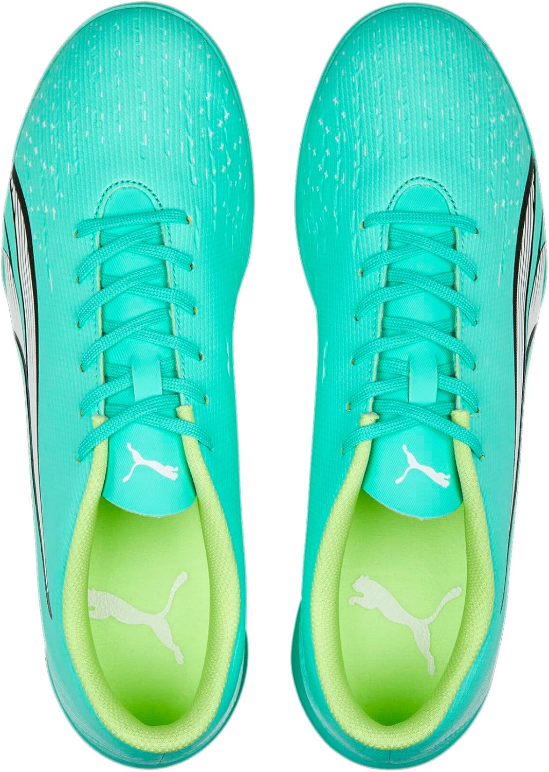 Мужские кроссовки Puma Ultra Play Turf для тренировок, белый/желтый — фото 4