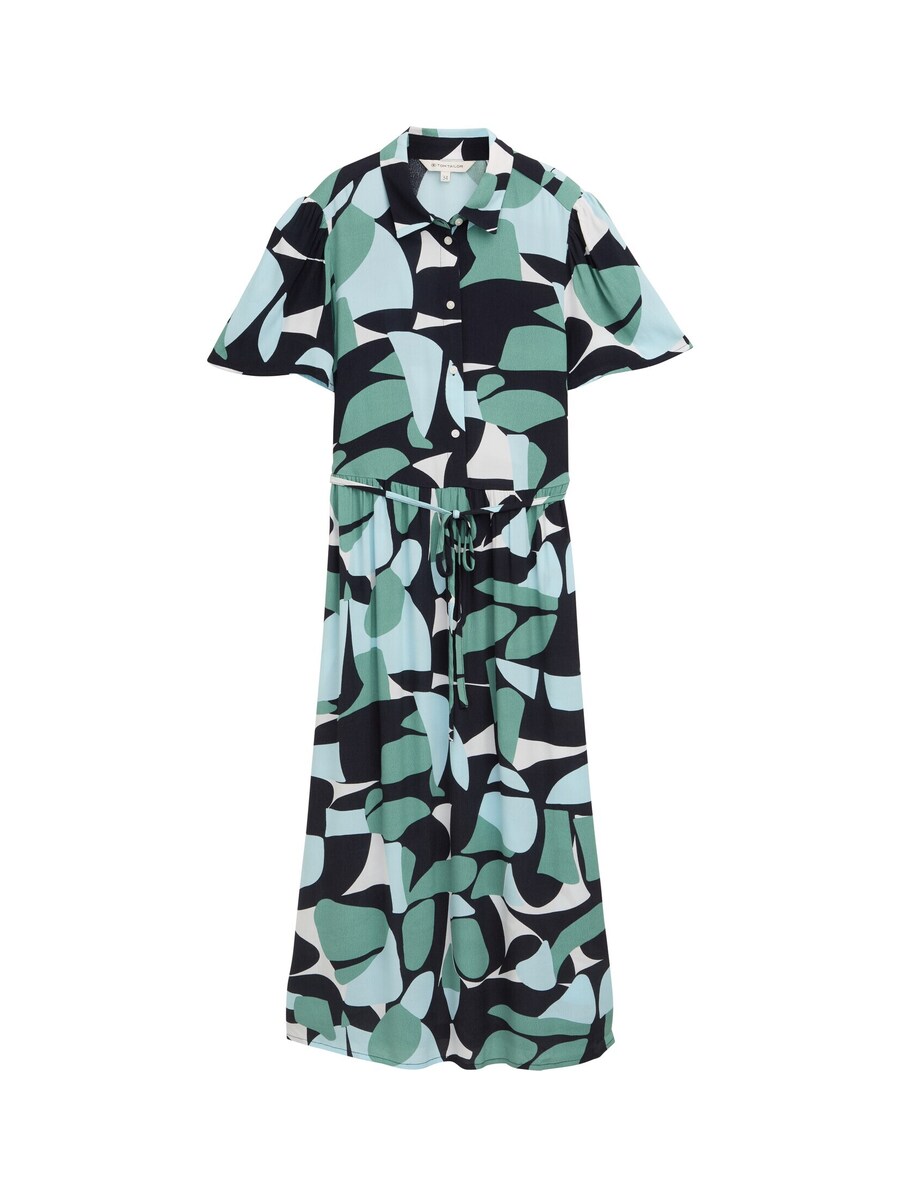 

Платье-рубашка TOM TAILOR, Light blue/Dark blue/Mint