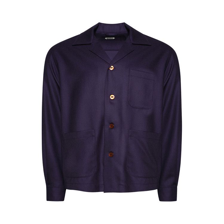 

Рубашка Bode Aubergine Overshirt, Plum