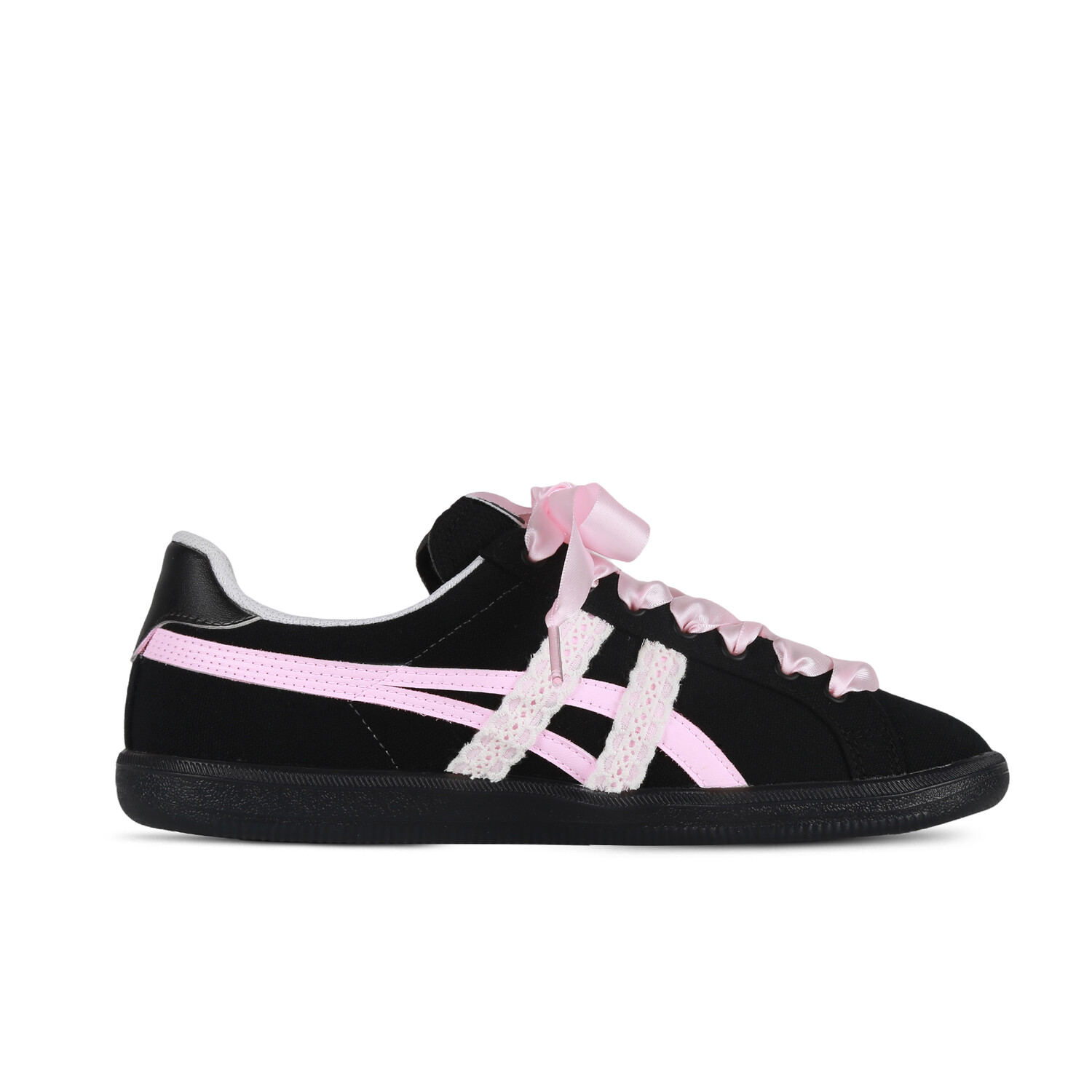 

Кроссовки Onitsuka Tiger DD Trainer Skateboarding Shoes Unisex Low-top Black/pink, черный/розовый