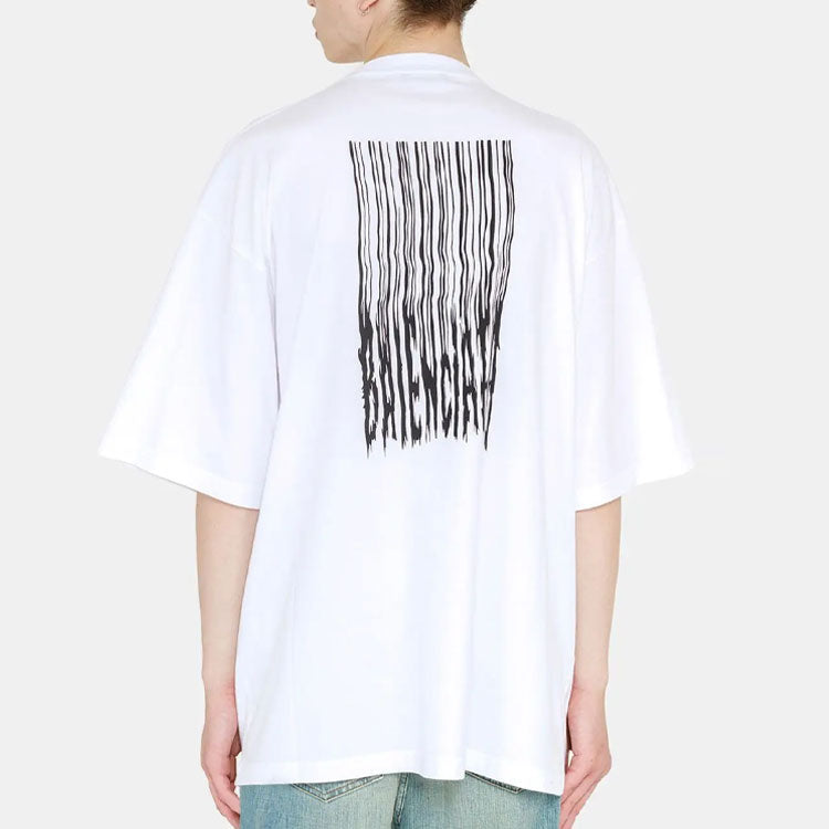 Футболка Balenciaga Barcode T-Shirt 'White', белый — фото 3